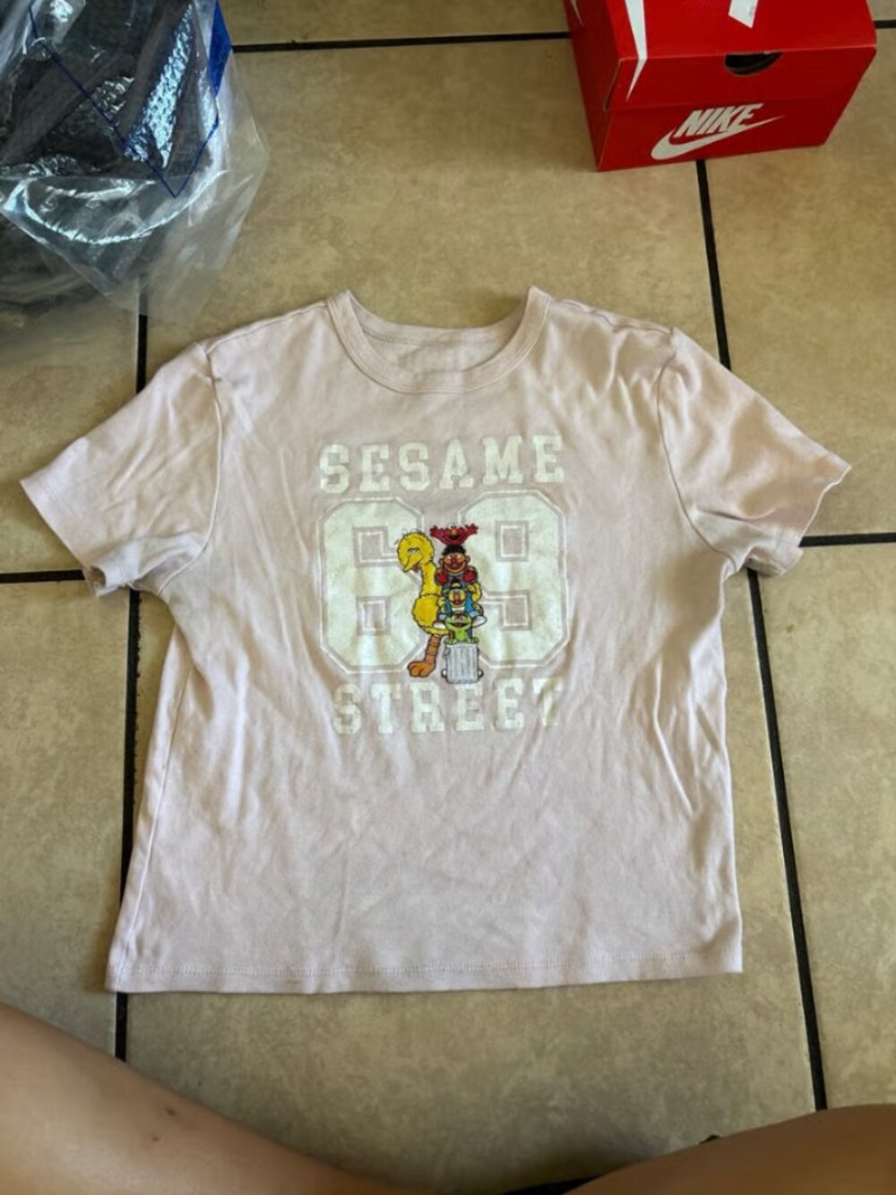 Sesame street Elmo crop top